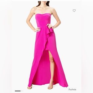 Dress The Population Kai Stretch Crepe Strapless Gown - Size Small, Worn Once!